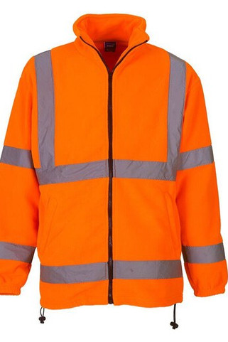 Yoko YKK08 - Paksu huomiovärinen fleece-takki