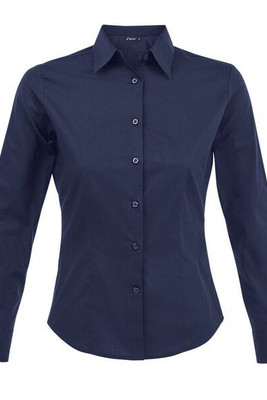 SOL'S 17015 - Eden Camisa <Em>Stretch</Em> De Manga Comprida Para Senhora