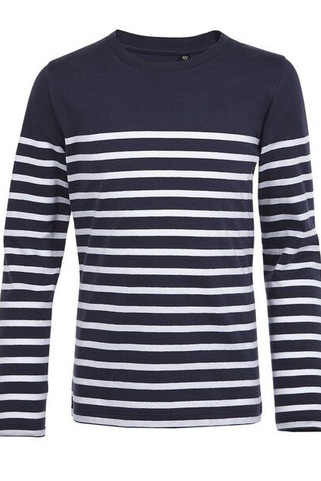 SOLS 03101 - Matelot Lsl Kids Tee Shirt Enfant Manches Longues Rayé