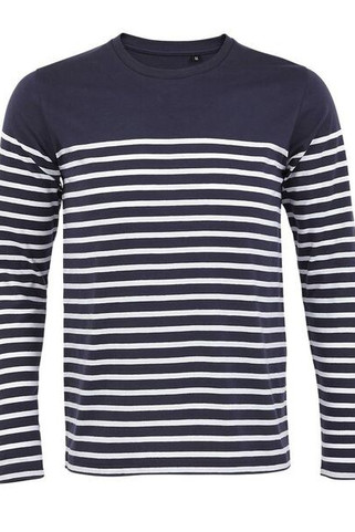 SOLS 03099 - Matelot Lsl Men Long Sleeve Striped T Shirt