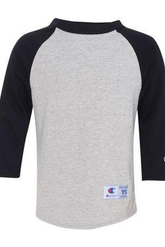 Champion T13Y - Youth Raglan Baseball T-Shirt