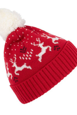 K-up KP512 - Wintermütze mit Rentiermotiv