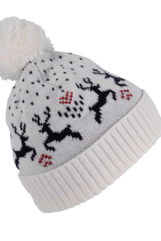 K-up KP512 - Bonnet Hiver avec motifs rennes