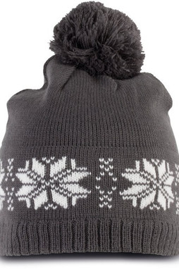 K-up KP540 - Strickmütze mit Sternenmotiv