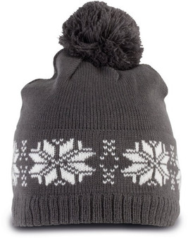 K-up KP540 - FAIR ISLE KNIT BEANIE