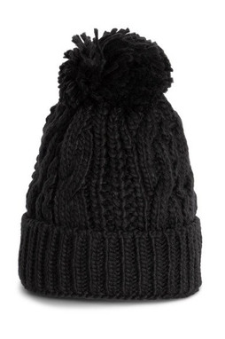 K-up KP550 - Warme Gebreide Muts met Gedraaide Motieven