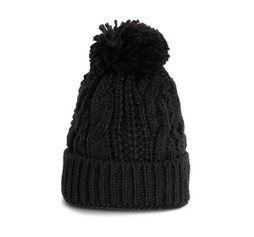 K-up KP550 - Stilvolle Strickmütze mit Twist-Motiven