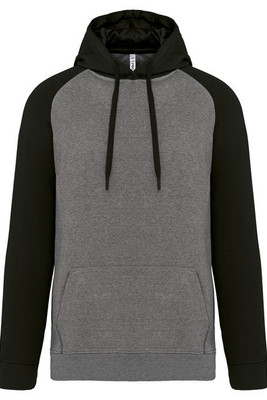 Proact PA369 - Adult two-tone hooded sweatshirt