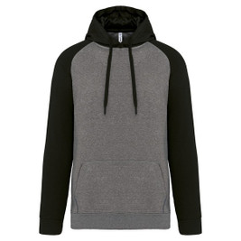 Proact PA369 - Adult two-tone hooded sweatshirt