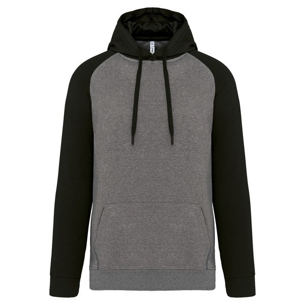 Proact PA369 - Adult two-tone hooded sweatshirt