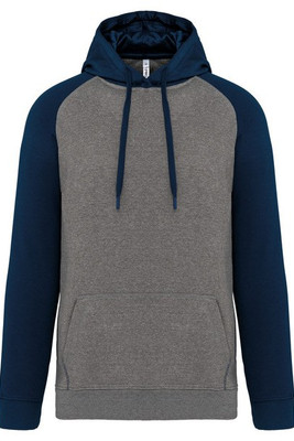 Proact PA369 - Adult two-tone hooded sweatshirt