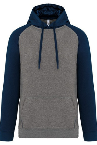 Proact PA369 - Adult two-tone hooded sweatshirt