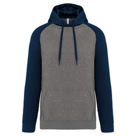 Proact PA369 - Adult two-tone hooded sweatshirt