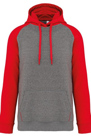 Proact PA369 - Sweat-shirt capuche bicolore adulte