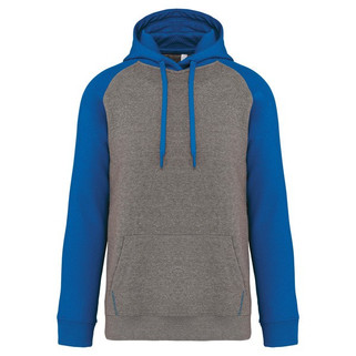 Proact PA369 - Zweifarbiges Kapuzensweatshirt für Erwachsene