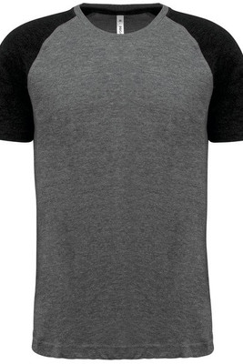 Proact PA4010 - Adult Triblend two-tone sports short sleeve t-shirt