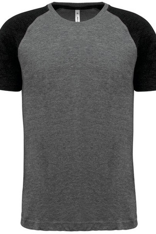 Proact PA4010 - Adult Triblend two-tone sports short sleeve t-shirt