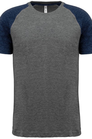 Proact PA4010 - Adult Triblend two-tone sports short sleeve t-shirt