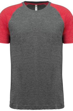 Proact PA4010 - T-shirt Triblend bicolore sport manches courtes adulte