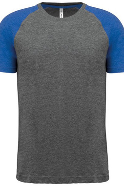 Proact PA4010 - Adult Triblend two-tone sports short sleeve t-shirt