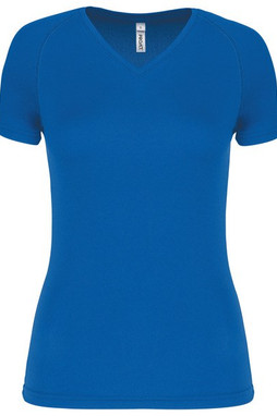 Proact PA477 - T-shirt donna sportiva a manica corta scollo a V