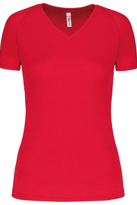 Proact PA477 - Ladies’ V-neck short-sleeved sports T-shirt