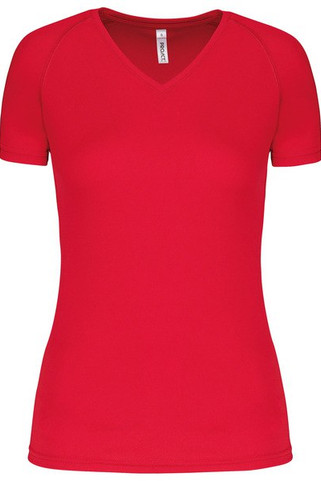 Proact PA477 - Ladies’ V-neck short-sleeved sports T-shirt