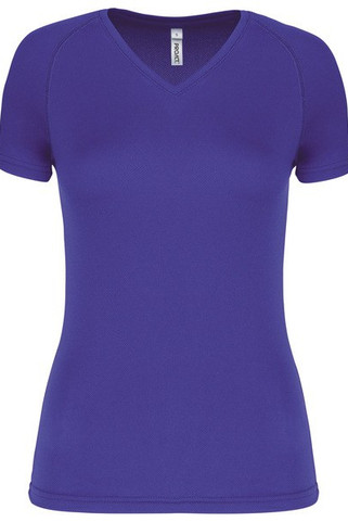 Proact PA477 - T-shirt de sport manches courtes col v femme