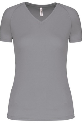 Proact PA477 - Damen Kurzarm-Sportshirt mit V-Ausschnitt