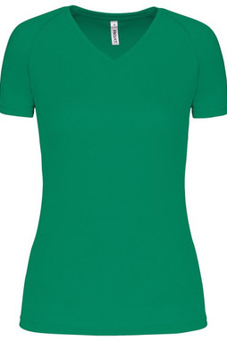 Proact PA477 - Kvinders kortærmet sportst-shirt med V-udskæring