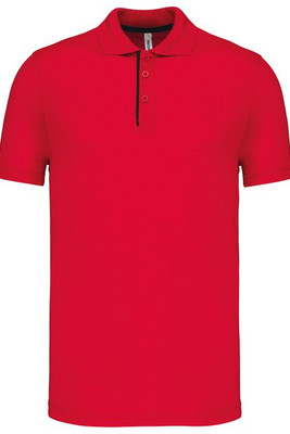 ProAct PA485 - Atmungsaktives Piqué-Poloshirt mit Kontrastdetails