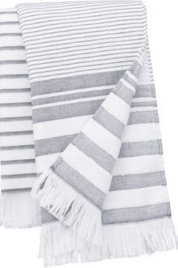 Kariban K132 - Gestreiftes Fouta-Tuch mit Fransen