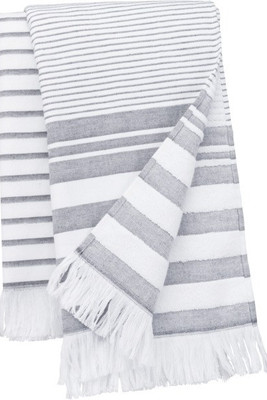 Kariban K132 - Fouta rigato con frange