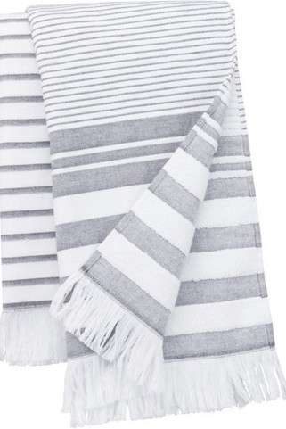 Kariban K132 - Fouta rayée avec franges