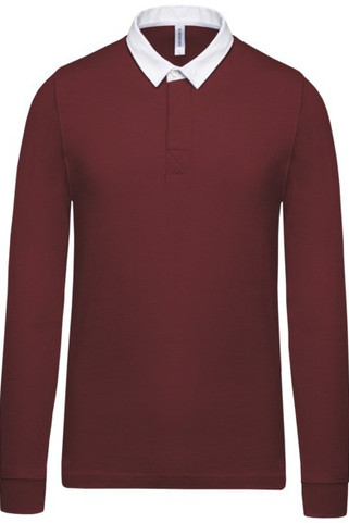 Kariban K213 - Kariban Mens Long Sleeve Rugby Polo Shirt