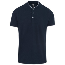 Kariban K223 - Men's short-sleeved mandarin collar polo shirt