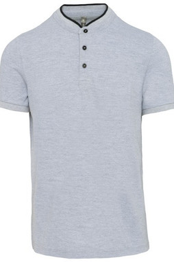 Kariban K223 - Mens short-sleeved mandarin collar polo shirt