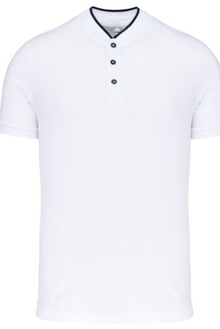 Kariban K223 - Mens short-sleeved mandarin collar polo shirt