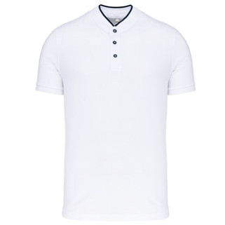 Kariban K223 - Mens short-sleeved mandarin collar polo shirt