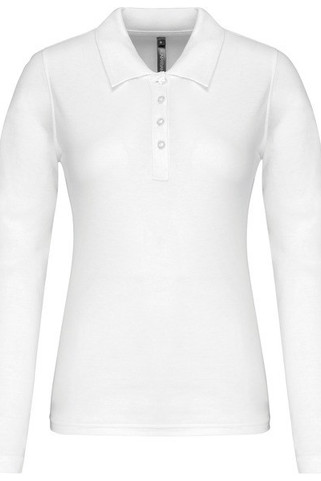 Kariban K257 - Ladies’ long-sleeved piqué polo shirt