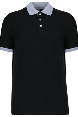 Kariban K258 - Polo piqué uomo bicolore