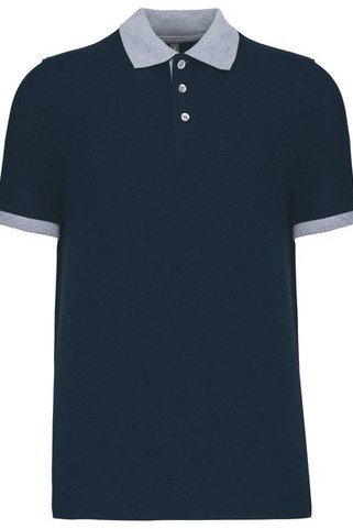 Kariban K258 - Polo piqué bicolore homme