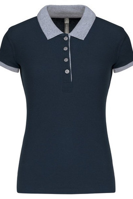 Kariban K259 - Polo de senhora piqué bicolor