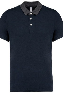 Kariban K260 - Zweifarbiges Jersey-Polohemd für Herren