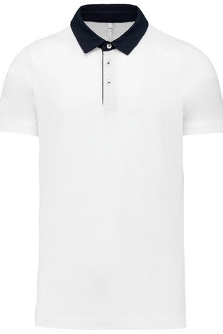 Kariban K260 - Mens two-tone jersey polo shirt