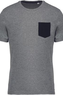 Kariban K375 - Organic cotton T-shirt with pocket detail