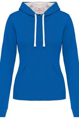 Kariban K465 - Sweat-shirt capuche contrastée femme