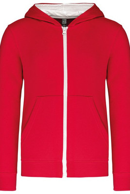 Kariban K486 - Children's zipped hooded sweatshirt