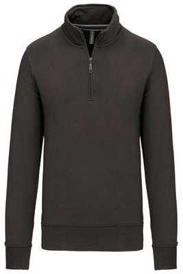 Kariban K487 - Zipped neck sweatshirt