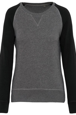 Kariban K492 - Eco-Friendly Two-Tone Raglan Sweatshirt for Women